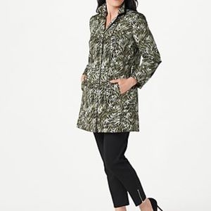 Dennis Basso Water Resistant Jacket Sz L